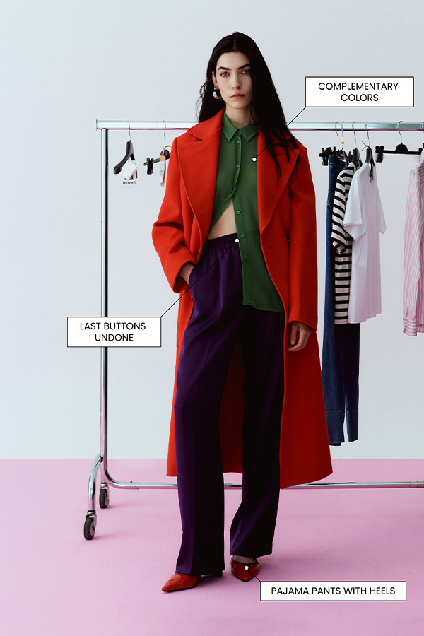 Pantaloni Viola Intrend